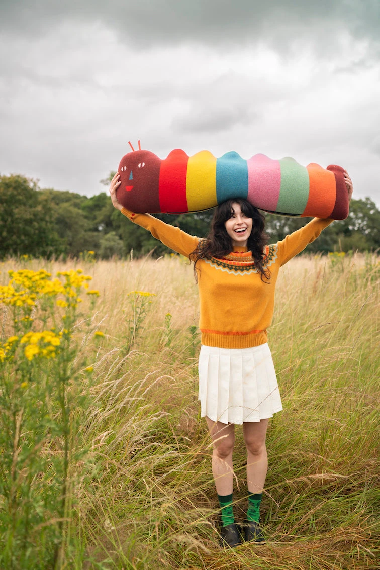 Donna Wilson Caterpillar Bolster Cushion 2 Donna Wilson Caterpillar Bolster Cushion - Image 2