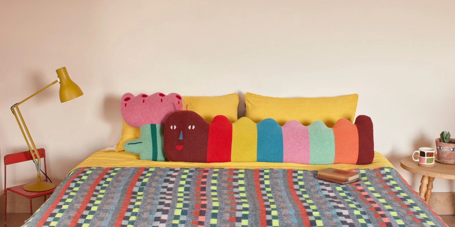 Donna Wilson Caterpillar Bolster Cushion 3 Donna Wilson Caterpillar Bolster Cushion - Image 3