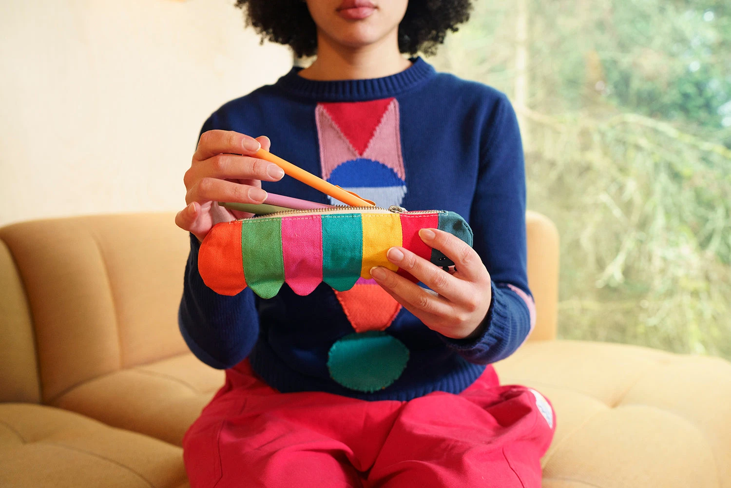 Donna Wilson Casey Caterpillar Pencil Case 5 Donna Wilson Casey Caterpillar Pencil Case - Image 5