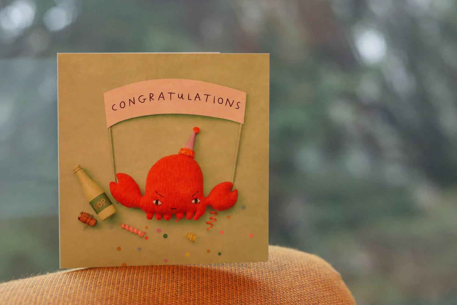 Donna Wilson Crabbie Congratulations Card 3 Donna Wilson Crabbie Congratulations Card - Image 3