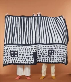 Donna Wilson House Shaped Cotton Throw -Donna Wilson Store House Shaped Cotton Throw Donna Wilson crop