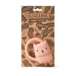 Donna Wilson X Oli & Carol Ginge Cat Teether - Oli & Carol X Donna Wilson