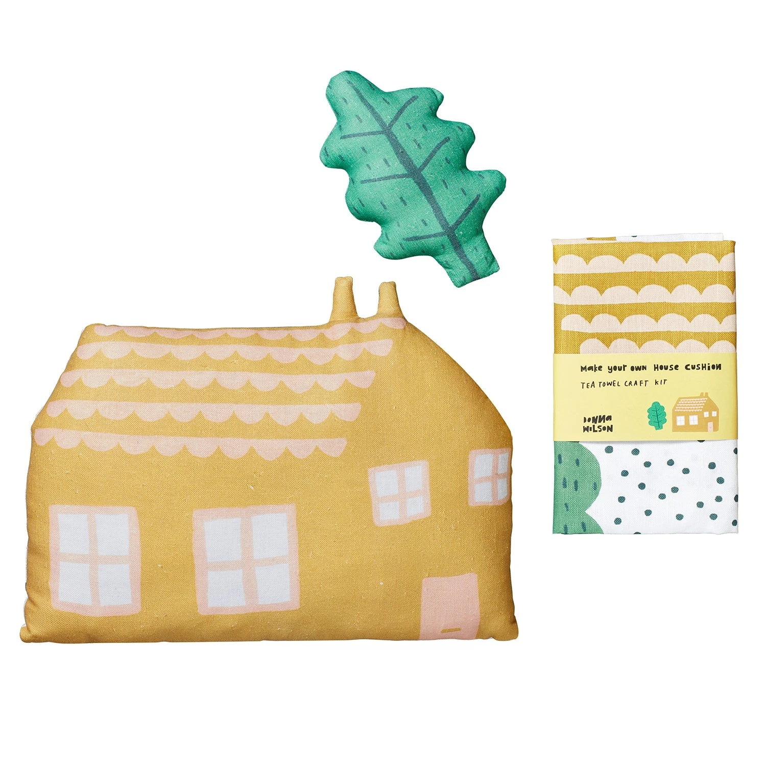 Donna Wilson Make Your Own House Tea Towel Craft Kit 1 Donna Wilson Make Your Own House Tea Towel Craft Kit