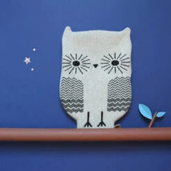 Donna Wilson Owl Hot Water Bottle - White -Donna Wilson Store OWL