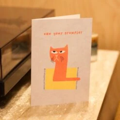 Donna Wilson One Year Grumpier Card -Donna Wilson Store OneYearGrumpier S1 SS25 Lottie LoRes