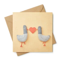 Donna Wilson Pigeons Love Card
