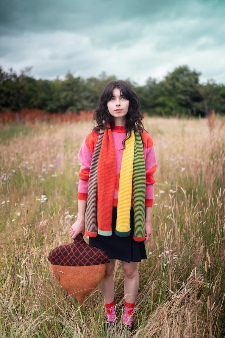 Donna Wilson Quartet Scarf - Multi 2 Donna Wilson Quartet Scarf - Multi - Image 2