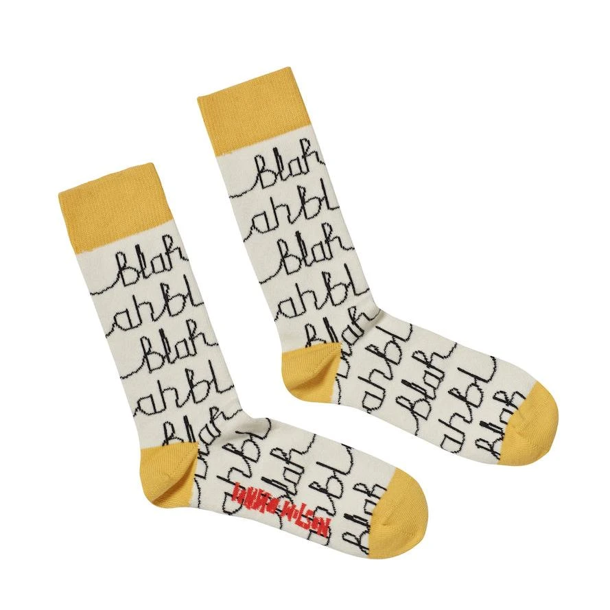 Donna Wilson Blah Blah Socks 1 Donna Wilson Blah Blah Socks
