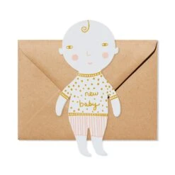 Donna Wilson Baby Shaped Card