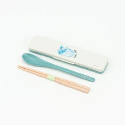 Donna Wilson Blue Cat Chopstick + Spoon Set