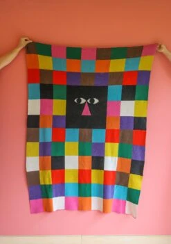 Donna Wilson X Stewart Easton Stewart Easton X Donna Wilson Quiet Relaxation Throw - Limited Edition Of 50 -Donna Wilson Store Stewart Easton x Donna Wilson Throw 1