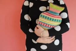 Donna Wilson Static Stripe Hot Water Bottle -Donna Wilson Store Striped Hot Water Bottle 2 Donna Wilson