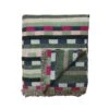 Donna Wilson Glitch Woven Throw - Forest Green