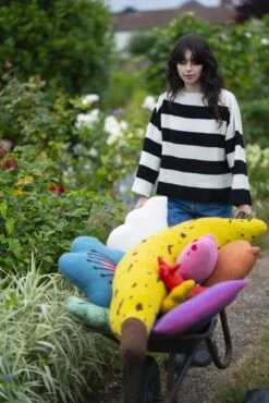 Donna Wilson Bloom Shaped Cushion - Blue -Donna Wilson Store cushions2