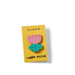 Donna Wilson Flower Pin Badge